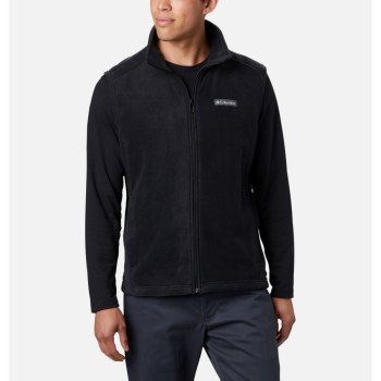 Pánské Vesty Columbia Steens Mountain Fleece Černé DLPWBS082